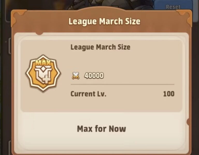 March Size